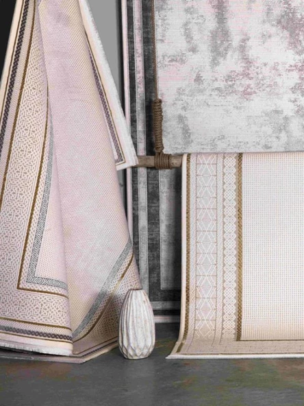 Vivaldi Elit 1084 Bej Serisi Akrilik Salon Oturma Yatak Odası Halısı - Resim 2