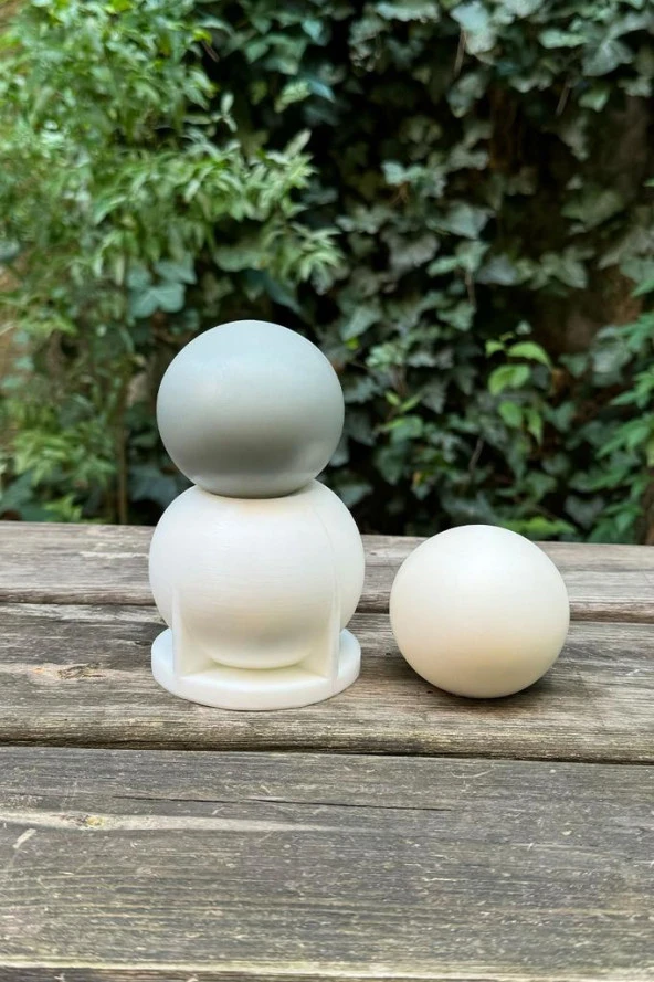 Küre 7cm Çap Silikon Mum Kalıbı - 2