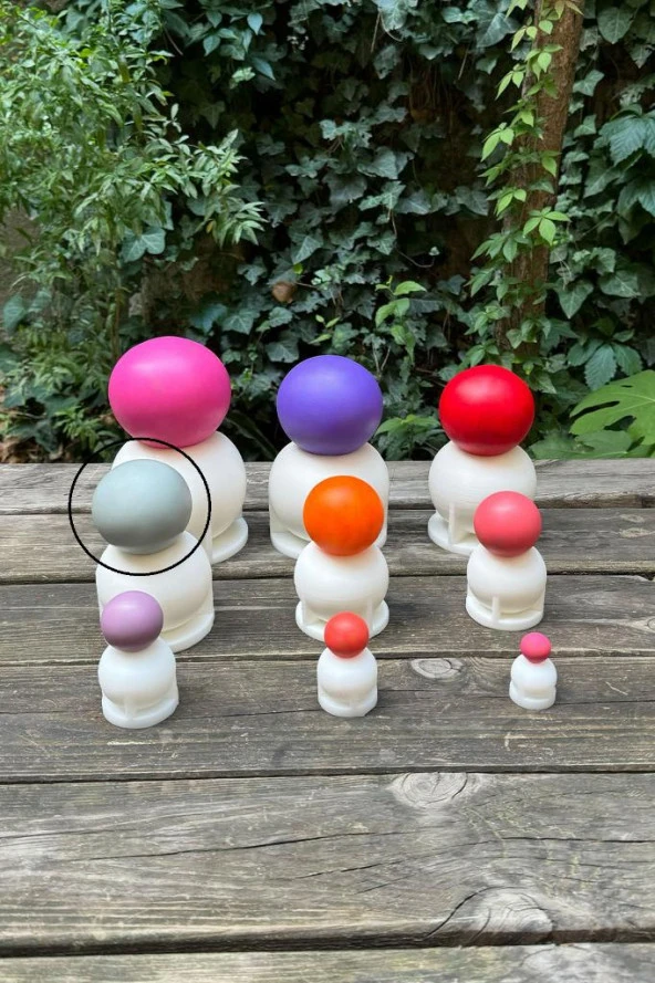 Küre 7cm Çap Silikon Mum Kalıbı - 7