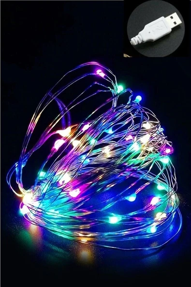 HİDZ Peri led Işık  5 Metre Usb Girişli Rgb