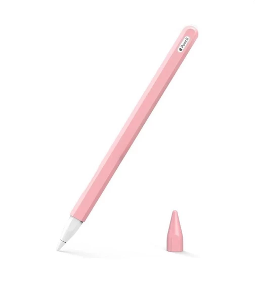Apple Pencil 2. Nesil Silikon Koruma Kılıf Yumuşak Tam Koruma - 4