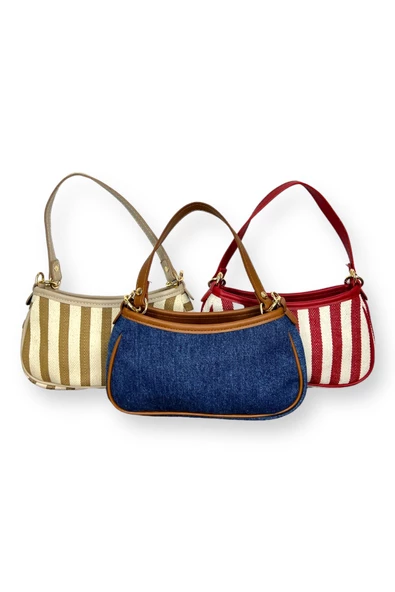 Me-vo Kadın Kırmızı Renkli Mini Omuz Çantası - Resim 2