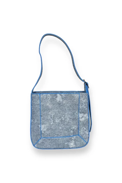 Me-vo Kadın Açık Mavi Renkli Denim Desenli Omuz Çantası ürün görseli