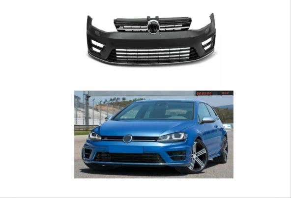 GOLF 7 İÇİN UYUMLU 2013-2018 R ÖN TAMPON - Resim 5