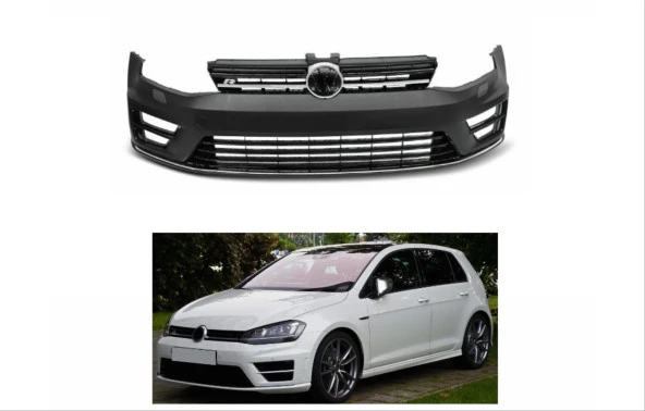 GOLF 7 İÇİN UYUMLU 2013-2018 R ÖN TAMPON - Resim 6