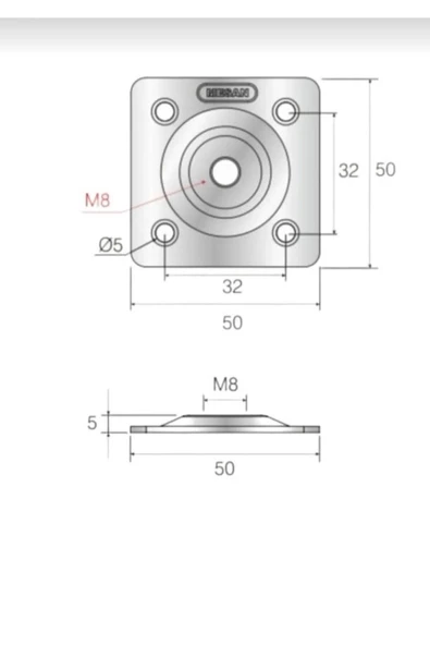 BEYLERBEYİ Puf Ayağı 4ADET Mobilya Ayağı Ahşap Topaç Ayak Masa Sehpa Ayağı Ahşap Yuvarlak Ayak Yükseklik 7,5 Cm - 3