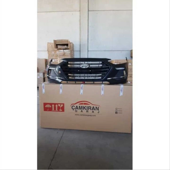 ELANTRA 2016-2019 IÇIN UYUMLU RS ÖN TAMPON + PANJUR - Resim 2