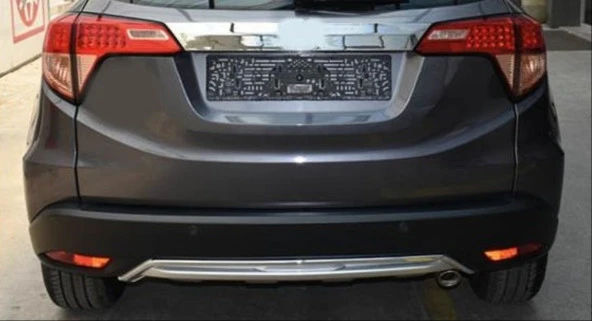 HR-V 2016-2021 IÇIN UYUMLU  ARKA TAMPON ALT KAPLAMA (DIFÜZÖR) - 2