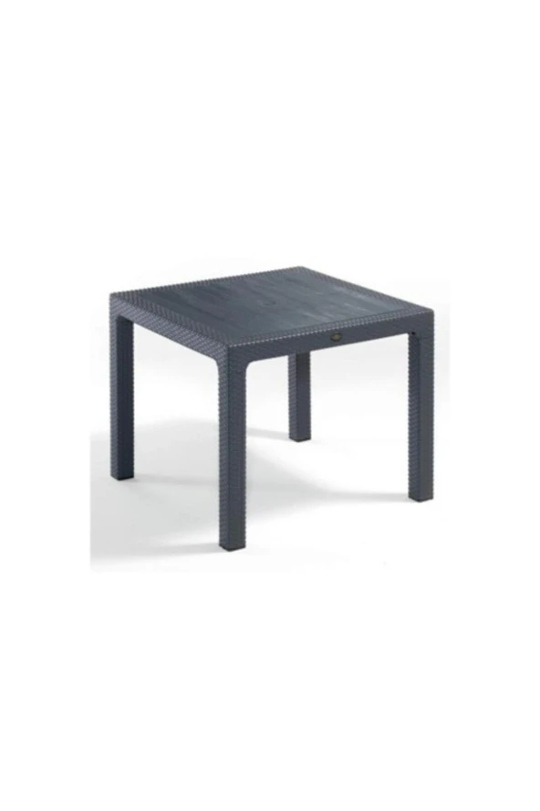 RomanoSet Plastik 90x90 Rattan Masa (camsız )