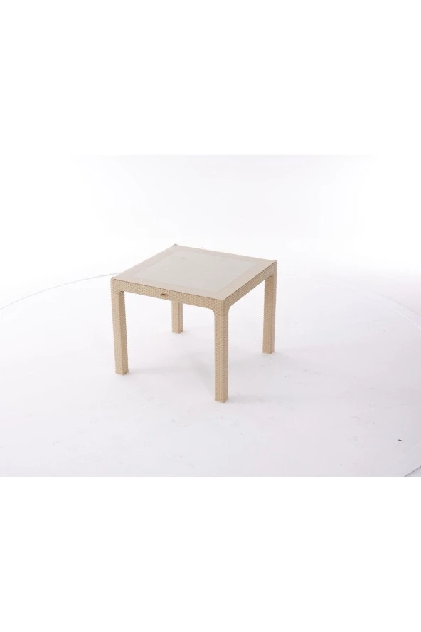 Stars Rattan 90x90 Masa Camsız