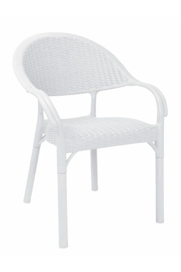 SAZLIK A Kalite Capissi Bambu Kapiçino Rattan Kollu Sandalye Koltuk - Resim 2