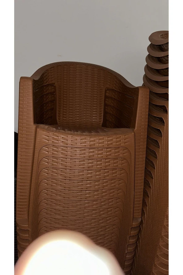 RomanoSet Plastik Romanoset Milenyum Kollu Plastik Sandalye 4 Lü Set - Resim 2