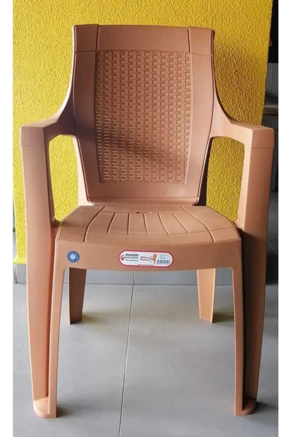 Asil Konsept 4 Adet Tik Renkli Kollu Plastik Bahçe Balkon Sandalyesi Kolçaklı Plastik Sandalye - Resim 2