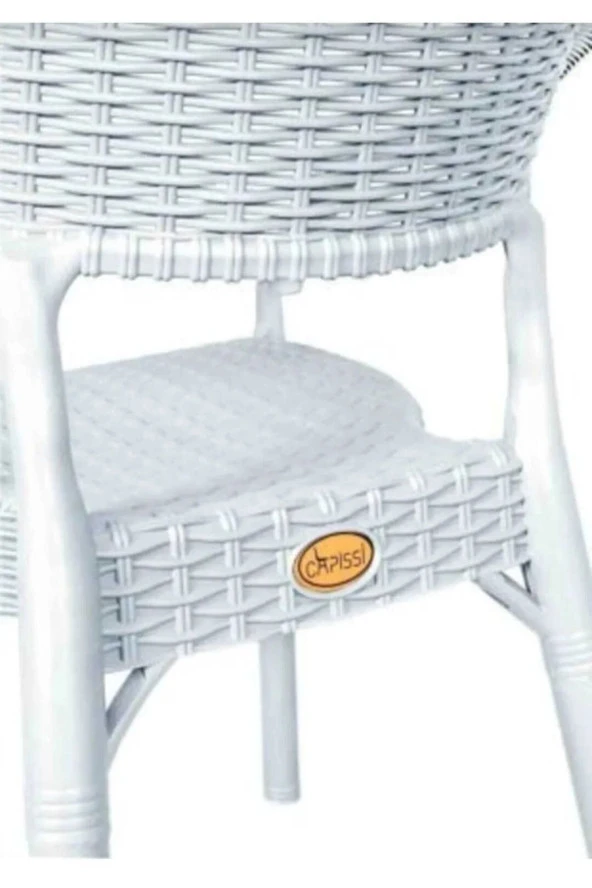 nar sokağı Bambu 90x90 Cm Camsız Rattan Bahçe Balkon Masa Takımı - 4