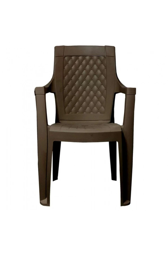 Mevsim 6 Adet Rattan Efektli Elegance Plastik Sandalye - Resim 2