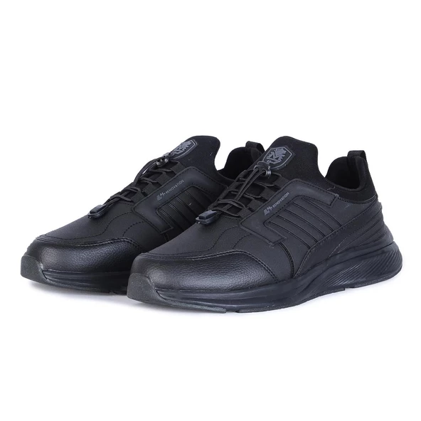 Mp 242-2053Mr Siyah Günlük Erkek Sneaker Spor Ayakkabı - 3