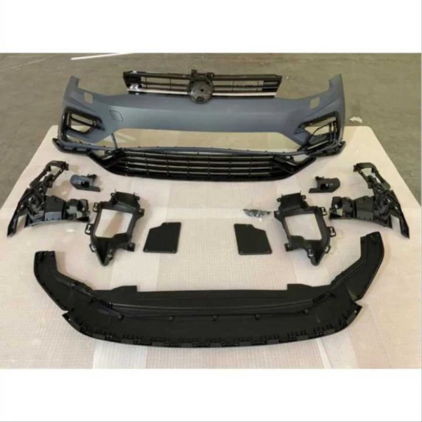 GOLF 7 IÇIN UYUMLU GOLF 7.5 R ÖN TAMPON PANJUR SETI BODY KİT ürün görseli 1