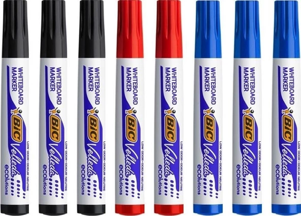 Bic Beyaz Tahta Kalemi Velleda 1701 Set : 2