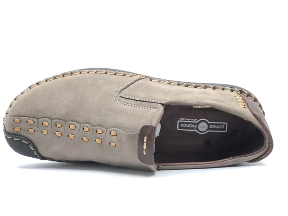 James Franco 4622 %100 Hakiki Deri  El Saraçlı Casual Erkek Ayakkabı - Resim 8