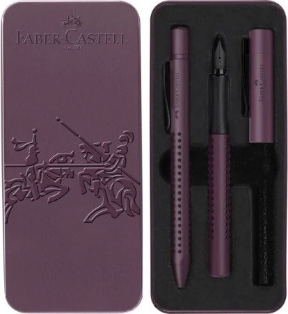 Faber-Castell Glam Dolma-Tükenmez Kalem Seti Böğürtlen - 2