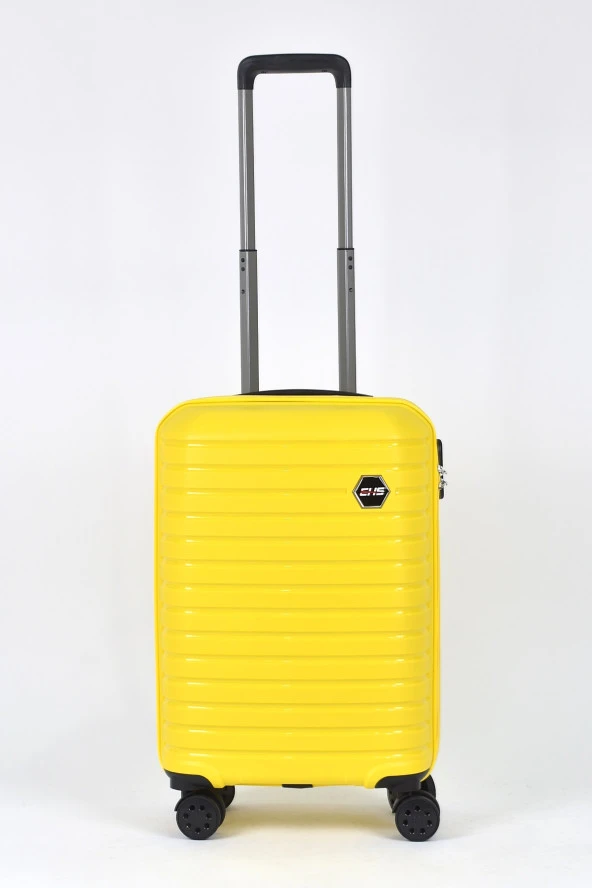 Elatae Ehs Kabin Boy Polipropilen Kırılmaz Valiz Sarı 010663 - Resim 2