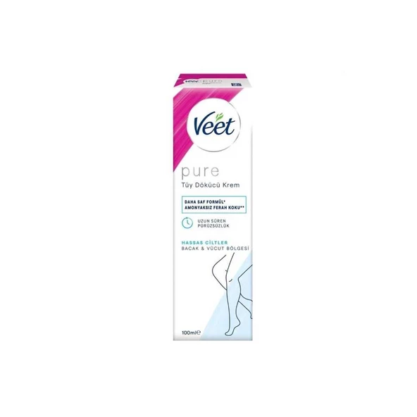 Veet Pure Hassas Ciltler İçin Tüy Dökücü Krem 100ml