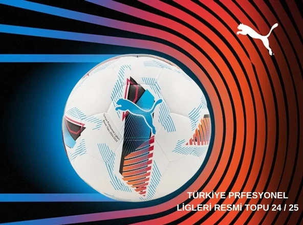Puma 084523-01 Orbita Süper Lig 5 HS Türkiye Resmi Topu 5 Numara Futbol Topu