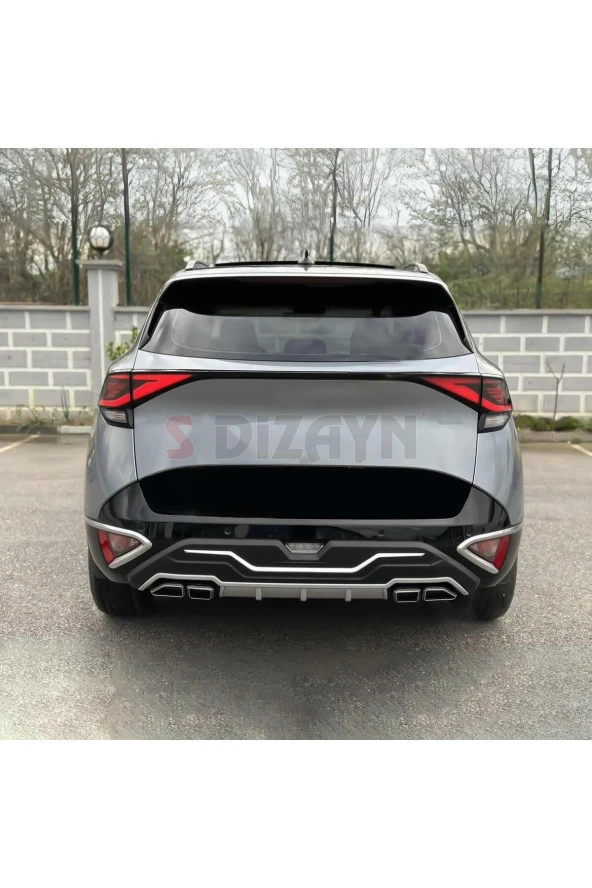 Kia Sportage Ön ve Arka Tampon Koruma Difüzör Seti 2022 Üzeri A+ Kalite - Resim 4