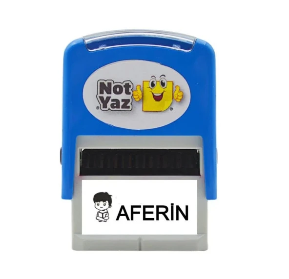 Notyaz Expres Kaşe Hazır Öğretmen Kaşesi AFERİN yazılı