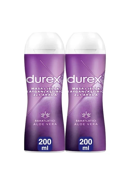 Durex Play 2 in 1 Aloe Vera 200 ml 2'li Masaj Jeli