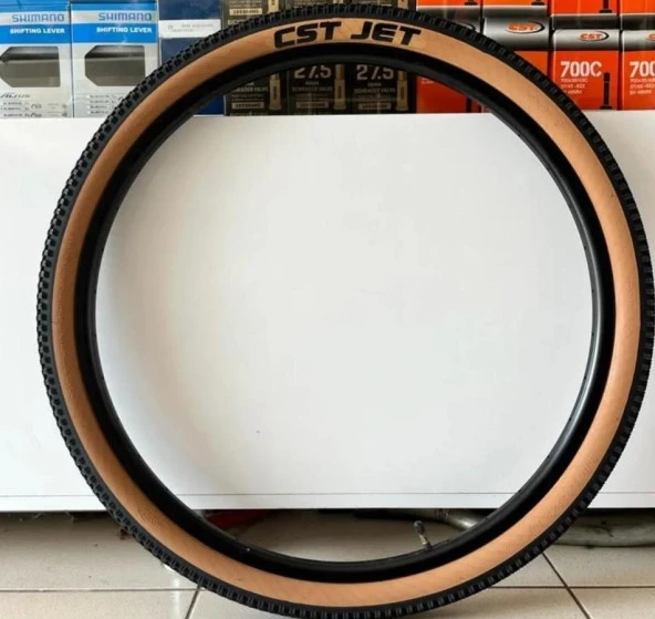 CST Dış Lastik Bisiklet CST C1820 26x2,10 Kahverengi Yanak AMBER YANAK MTB Dış Lastik - 3