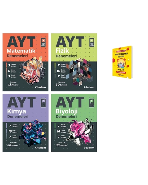 AYT Matematik Fizik Kimya ve Biyoloji 4lü Sayısal Denemeleri