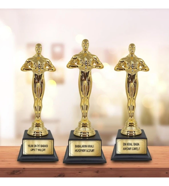 Kişiye Özel Büyük Boy Babalar Günü Oscar Ödülü
