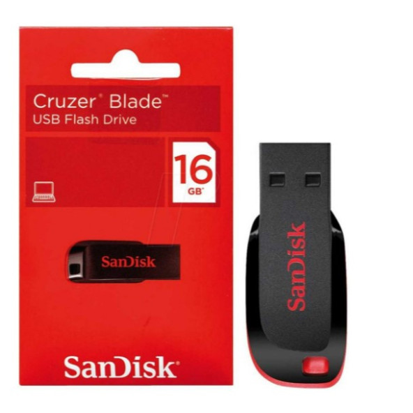 Sandısk Cruzer Blade 16 Gb Sdcz50-016G-B35 Usb Bellek