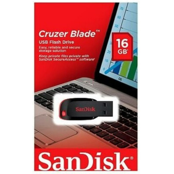 Sandısk Cruzer Blade 16 Gb Sdcz50-016G-B35 Usb Bellek - 4