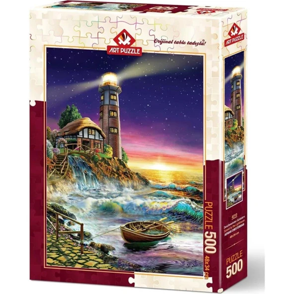 Art Puzzle Denizfenerinden Günbatımı 500 Parça Puzzle 4210