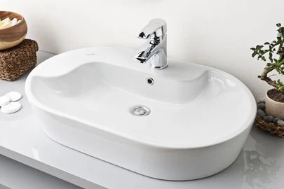 Creavit TP172 Set Üstü Lavabo 45X70 cm Beyaz - 3