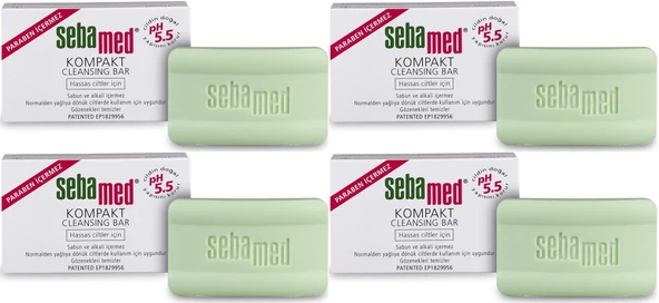 Sebamed Sabun Kompakt Hassas Cilt 100GR (4 Lü Set)