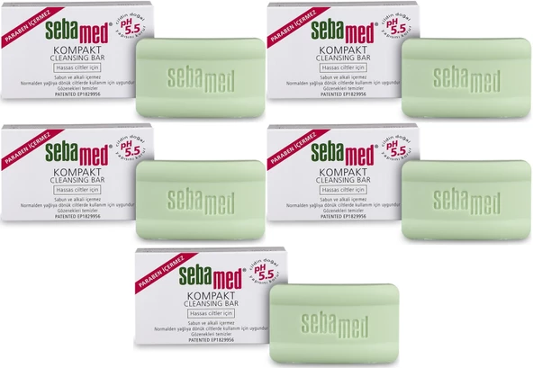 Sebamed Sabun Kompakt Hassas Cilt 100GR (5 Li Set)