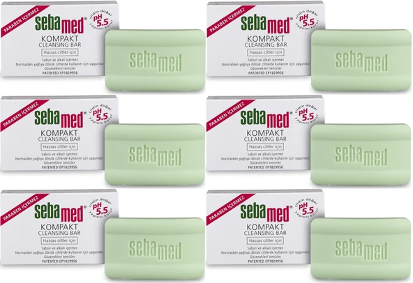 Sebamed Sabun Kompakt Hassas Cilt 100GR (6 Lı Set)