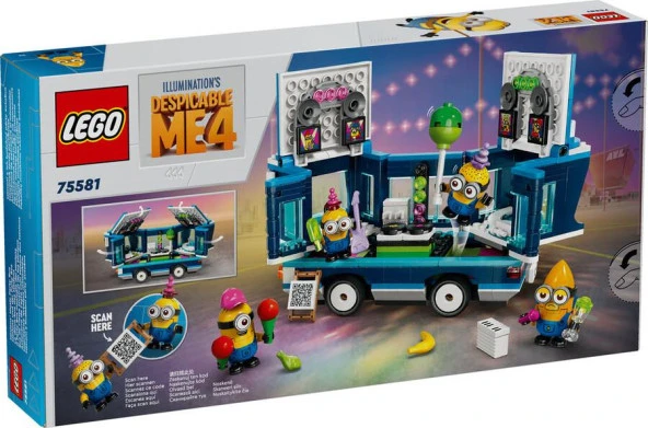 Lego Minions 75581 Minions' Music Party Bus - Resim 2