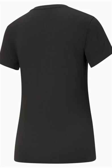 Puma Ess Logo Tee Kadın Siyah T-Shirt 586774-01 - 7