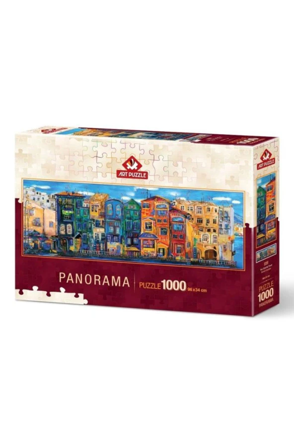 Art Puzzle Renkli Kasaba 1000 Parça Panorama Puzzle 5350