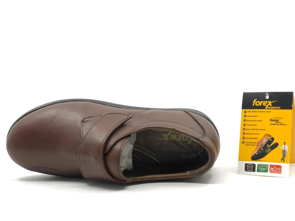 Forex Dr.Tavsiyeli (Bunyon) %100 Hakiki Deri Kadın Cırtlı Ayakkabı - Resim 5