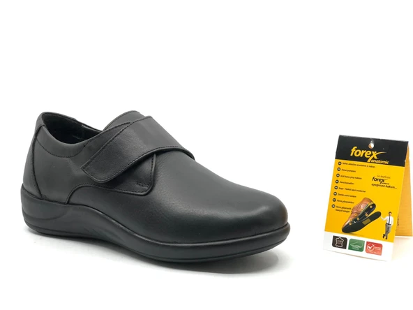 Forex Dr.Tavsiyeli (Bunyon) %100 Hakiki Deri Kadın Cırtlı Ayakkabı - Resim 2