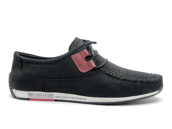 James Franco 5092 %100 Hakiki Deri Erkek Casual Ayakkabı - Resim 8