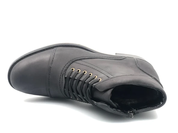 Dropland 4799 Hakiki Deri İçi Yünlü Erkek Bot - Resim 5