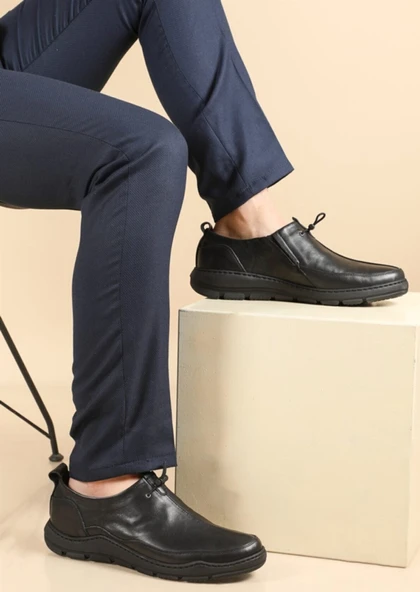 James Franco 5020 %100 Hakiki Yumuşak Deri Casual Erkek Ayakkabı - Resim 2