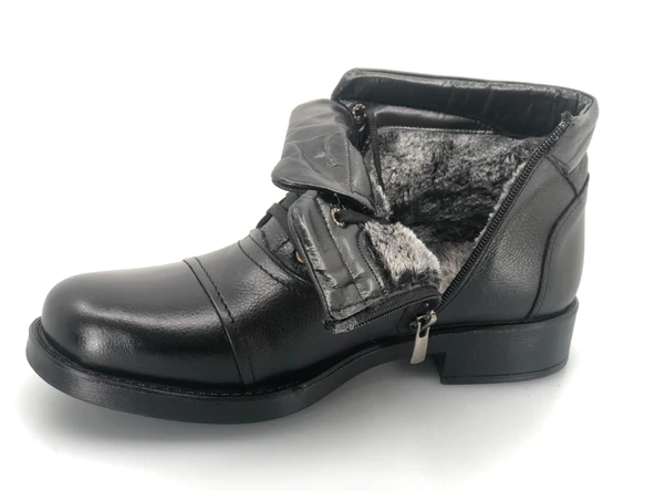 Dropland 4799 Hakiki Deri İçi Yünlü Erkek Bot - Resim 10