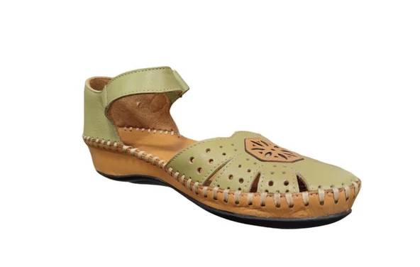 VENÜS 22793313 CIRTLI YAZLIK DERİ KADIN AYAKKABI - Resim 10